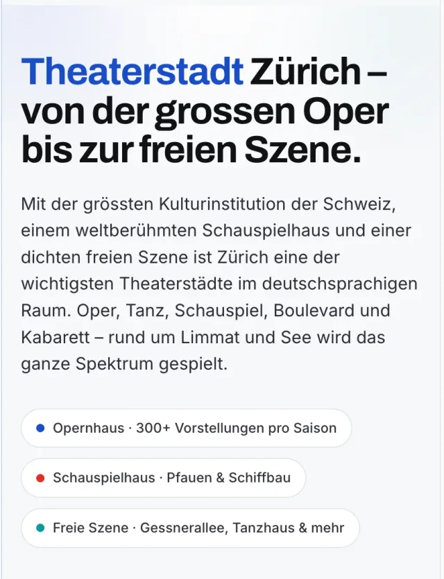 THEATER ZÜRICH
