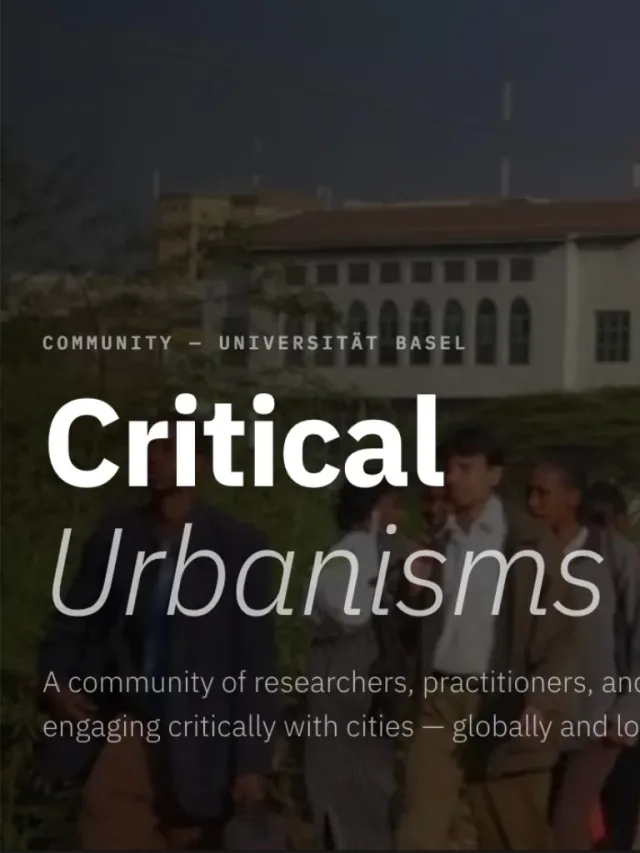 Critical Urbanisms